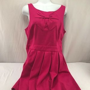 Lauren Conrad sz 12 peplum dress magenta